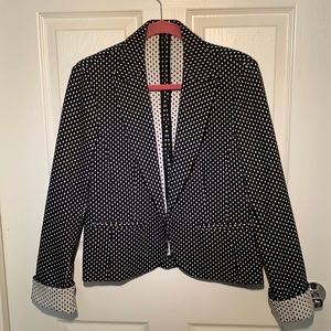 Good condition stretch blazer jacket, 2 small open front pockets